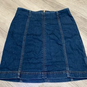 Kendall & Kylie Dark Denim Jean Skirt